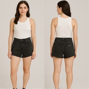 🔥 WRANGLER HighRise Festival Cut-Off Shorts – SZ 27 ♻️ Classic Fit ♻️